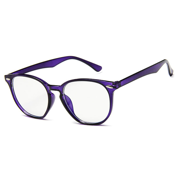 Anti Blue Light Round Computer Glasses Eyewear Frame