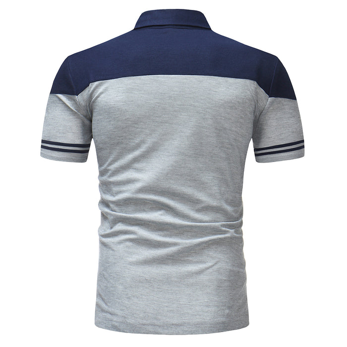 Short sleeve lapel polo shirt