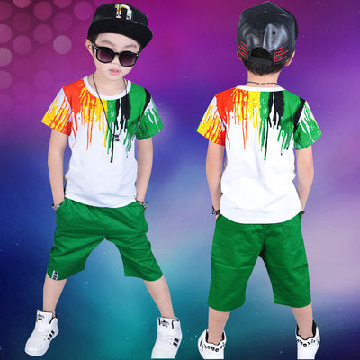 Boys Green Performance Costume