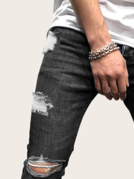 Jeans Herren Herbst und Winter dicke Herren gerade Herren Freizeithose