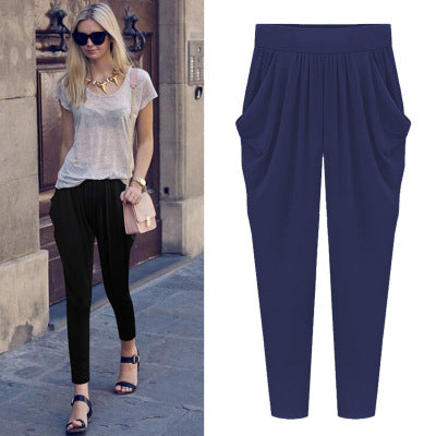 Harlan pants female summer loose casual pants