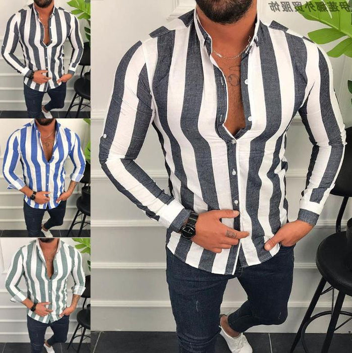 Striped shirt men