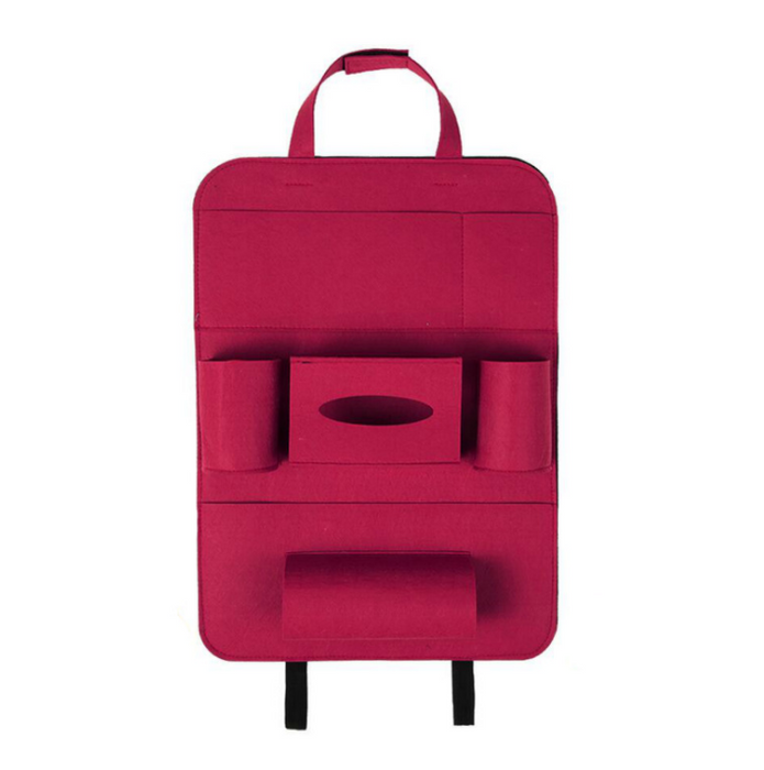 Car Backseat Organizer Car-Styling Holder Multi-Pocket Seat Wool Felt Storage Multifunction