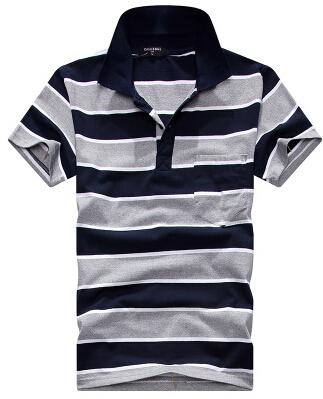 Gestreiftes Herren-Poloshirt