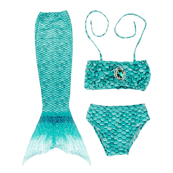 Children's Mermaid Swimsuit Wholesale Tail Kids Bikini Set