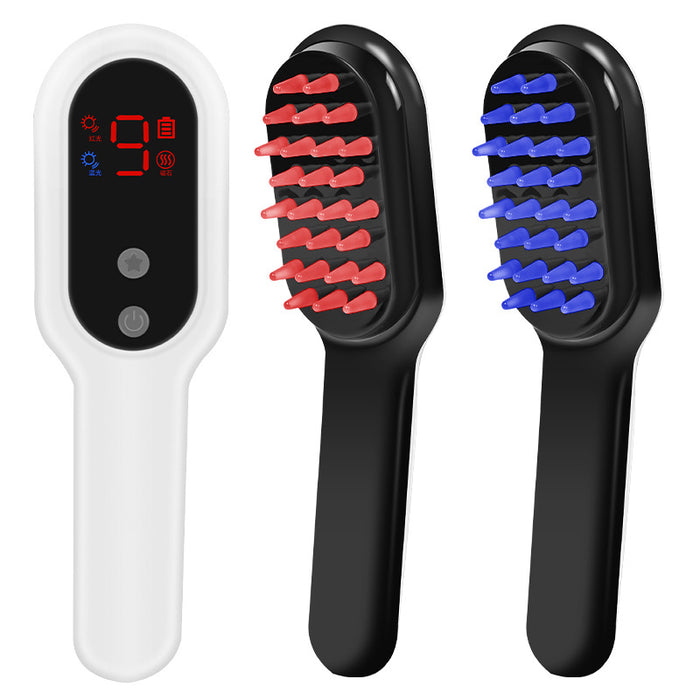 Electric Massage Comb Physiotherapy Hair Comb Head Massager Magnetic Therapy