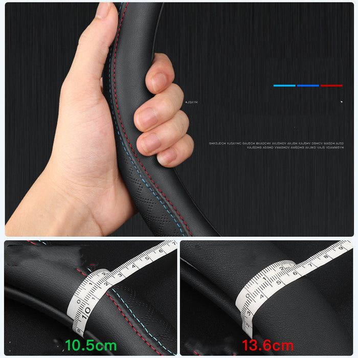 Four Seasons Universal Leather Car Steering Wheel Cover