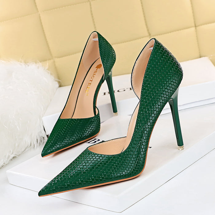 Nightclub Slim Stiletto Super High Heel Pumps