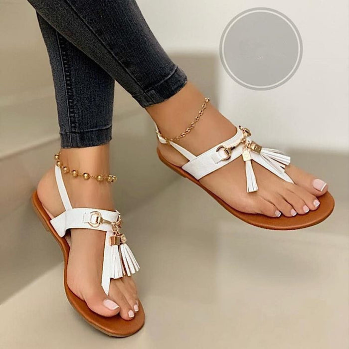 Flip-toe lightweight beach sandals women