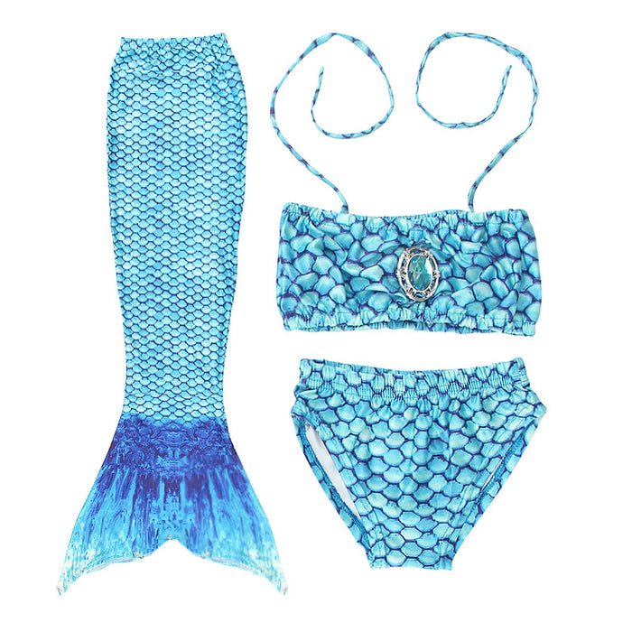 Children's Mermaid Swimsuit Wholesale Tail Kids Bikini Set