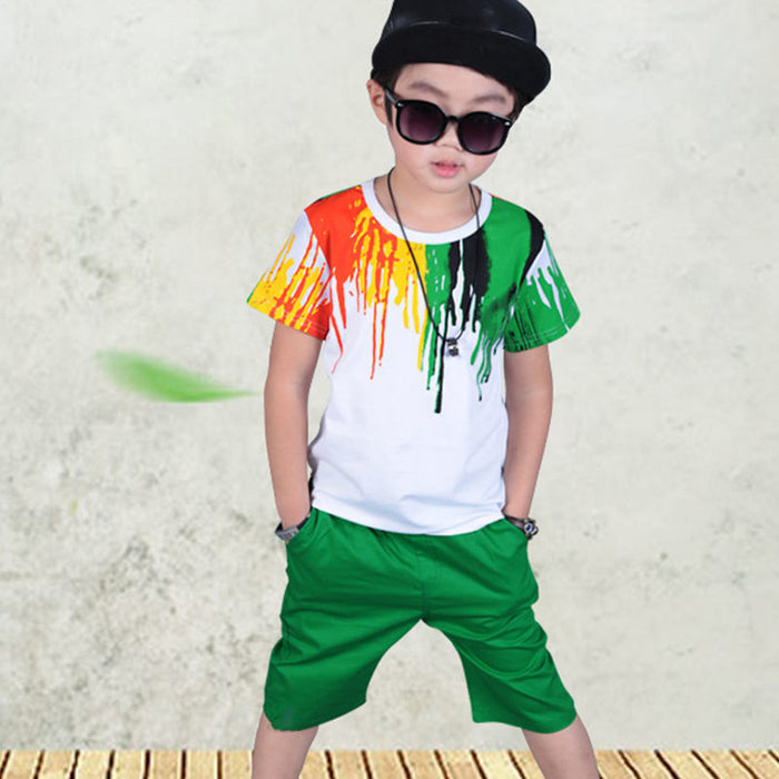 Boys Green Performance Costume