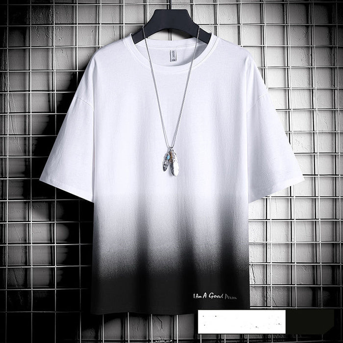 Hong Kong style loose T-shirt men