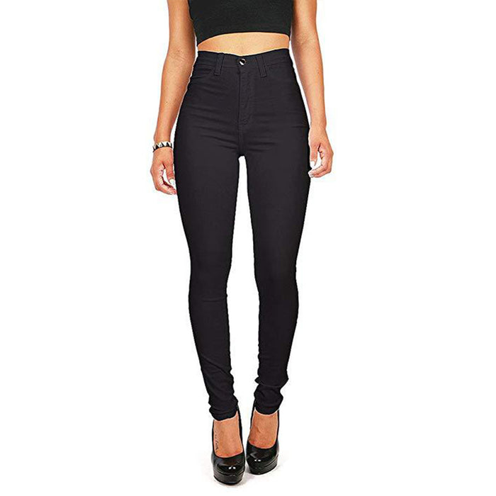 Women's High Waist Stretch Jeans Skinny