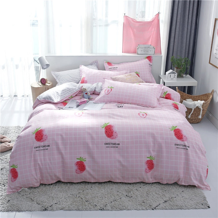 Pillowcase Bed Cover Set Sets Bedding Bedsheet Quilt Duvet