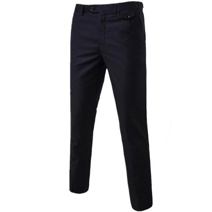 Solid color men's casual pants slim stylish men's pants