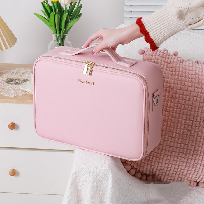 Travel With Light And Mirror Cosmetic Bag