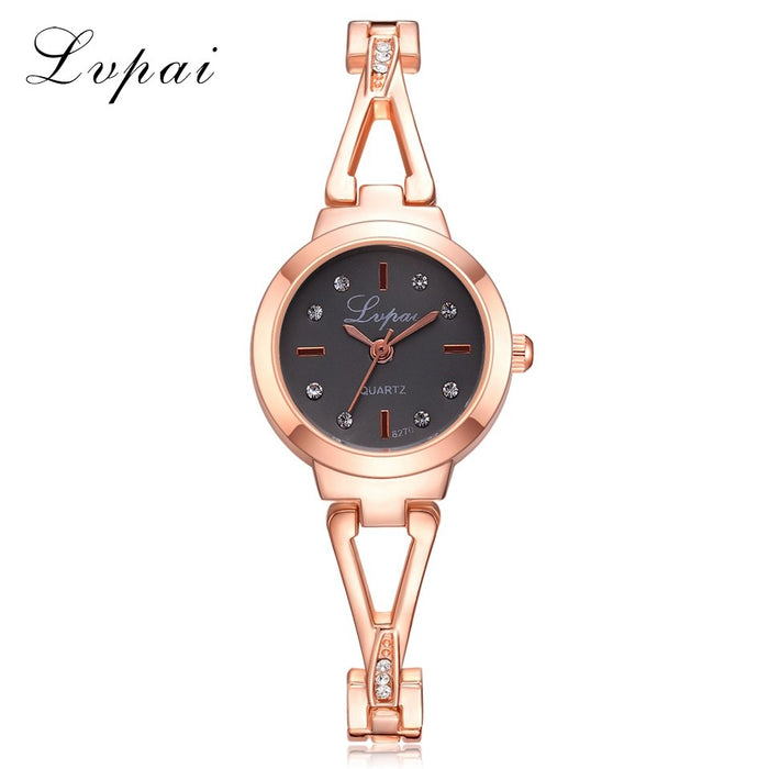 Luxus Armband Frauen Kleid Uhren Mode Quarz Kristall Uhren Lvpai Marke Damen Casual Kleid Sport Armbanduhr