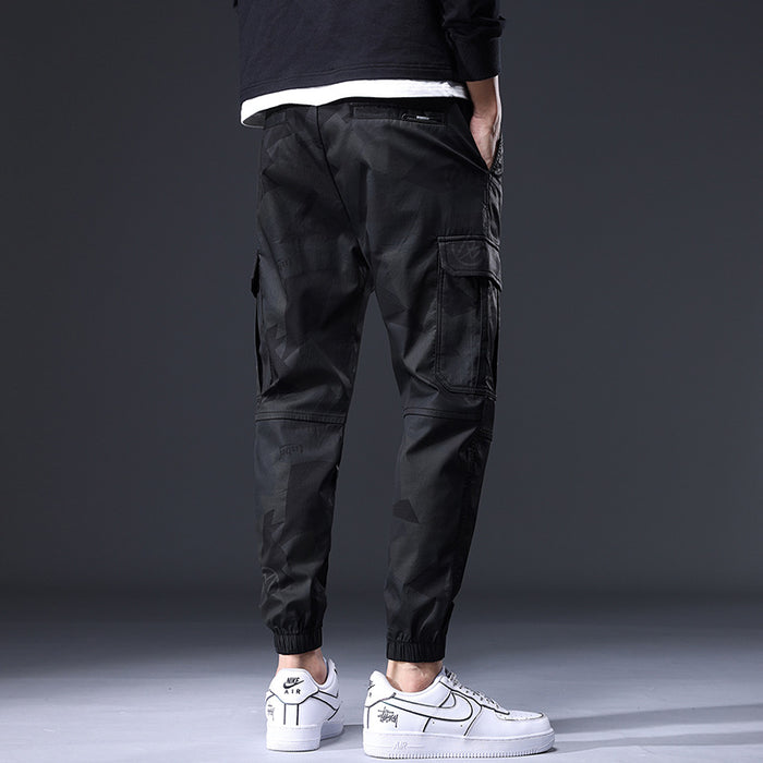 Personalized Camouflage Ankle Banded Pants Loose Men