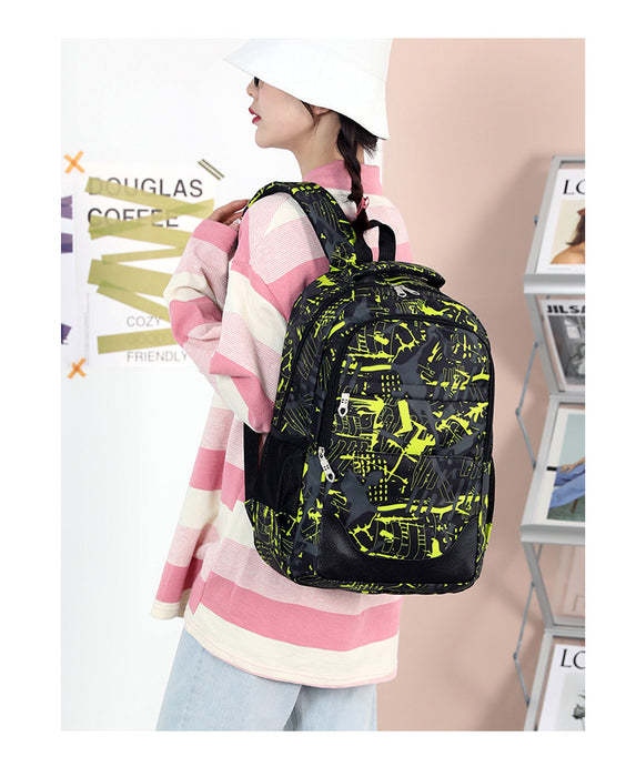 Three Piece Large Capacity School Bag Leisure Travel