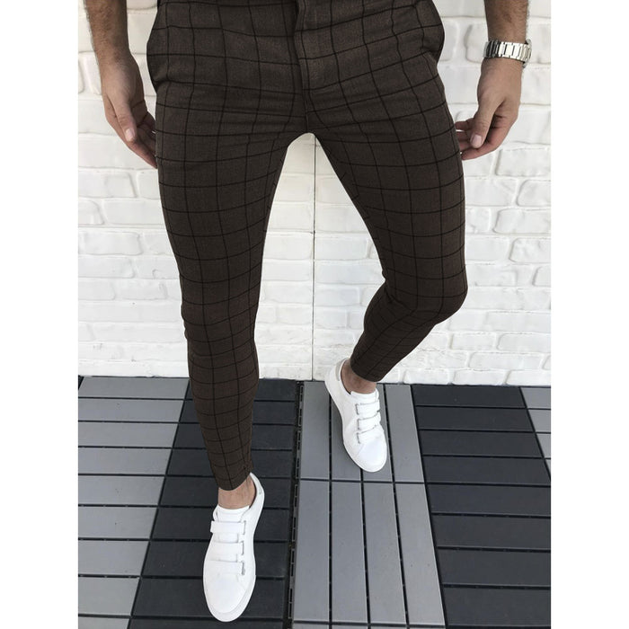 Slim straight leg pants hip hop track pants