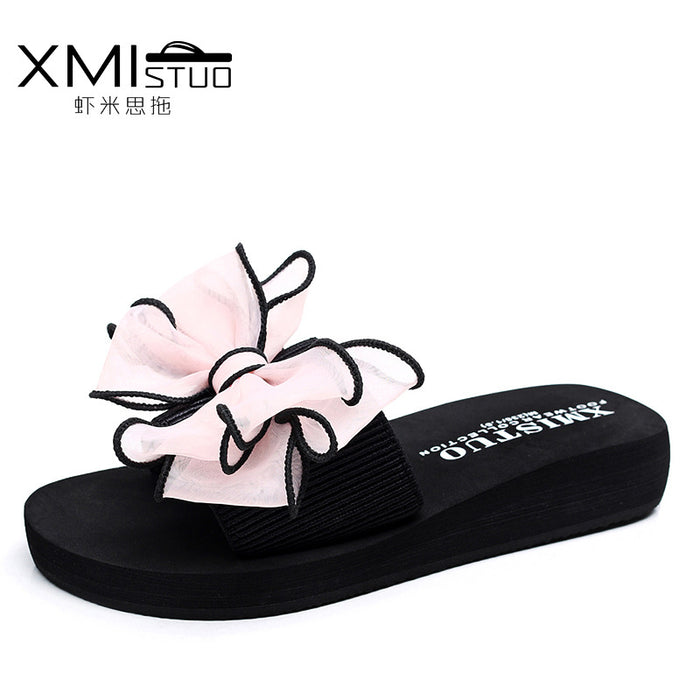 Summer ladies' slippers, butterflies, butterflies, sandals, sandals, slippers and antiskid slippers