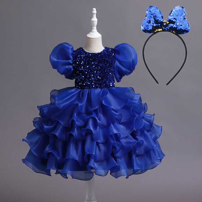 Kids Tutu Birthday Princess Party Dress