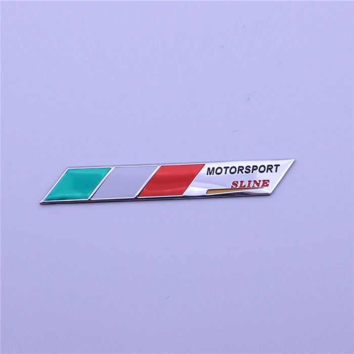 Alloy National Flag Car Decoration  Metal Car Sticker