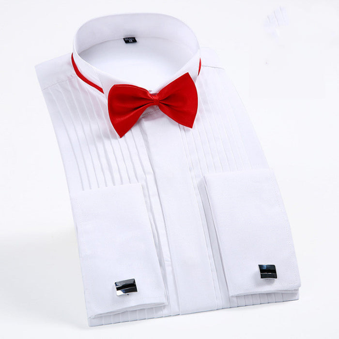 Swallowtail Dress French Cufflink Shirt Men