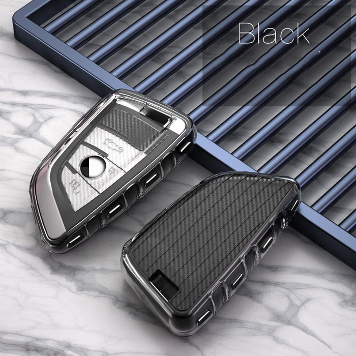 All-Inclusive Carbon Fiber Soft Car Key Cover