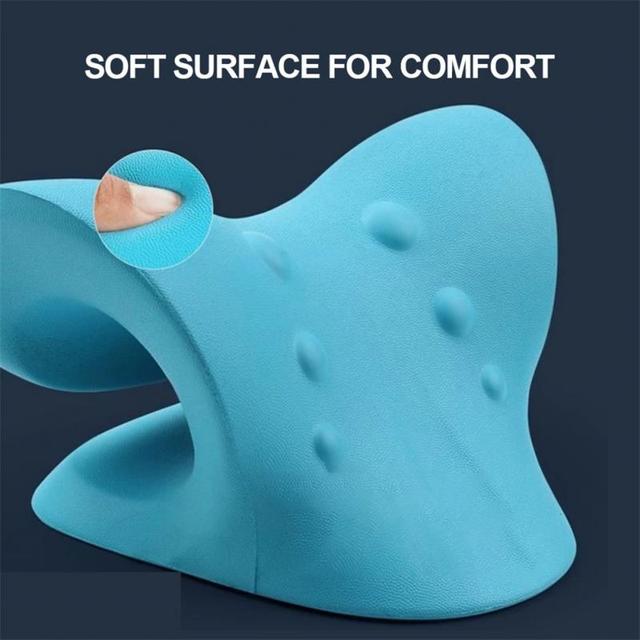 Neck Massager Relax Pillow Gravity Acupressure For Pain Relief Cervical Spine Alignment Massager