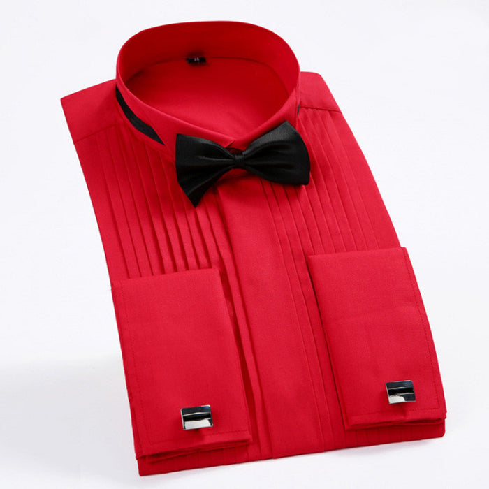 Swallowtail Dress French Cufflink Shirt Men