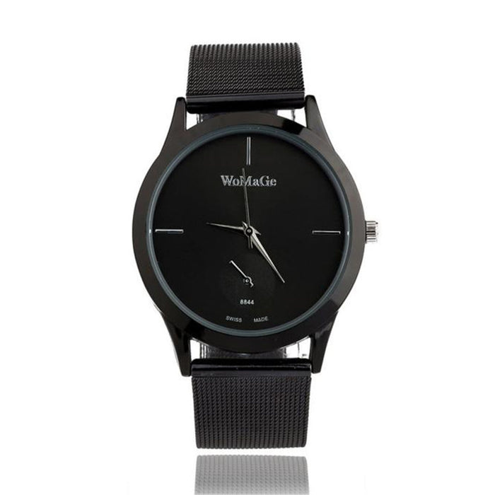 Mode Legierung Gürtel Mesh Uhr Unisex frauen uhren Minimalistischen Stil Quarzuhr relogio feminino saat Uhren für frauen