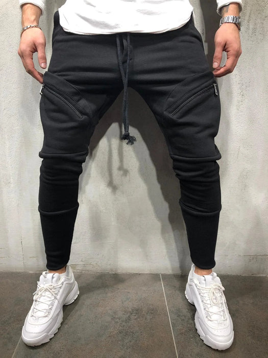 Herren Sport-Freizeithose mit Reißverschluss