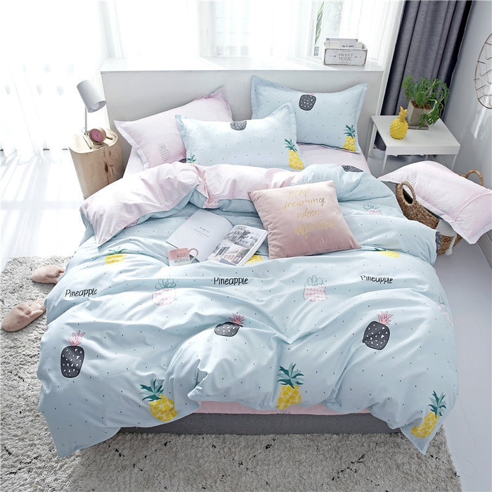 Pillowcase Bed Cover Set Sets Bedding Bedsheet Quilt Duvet