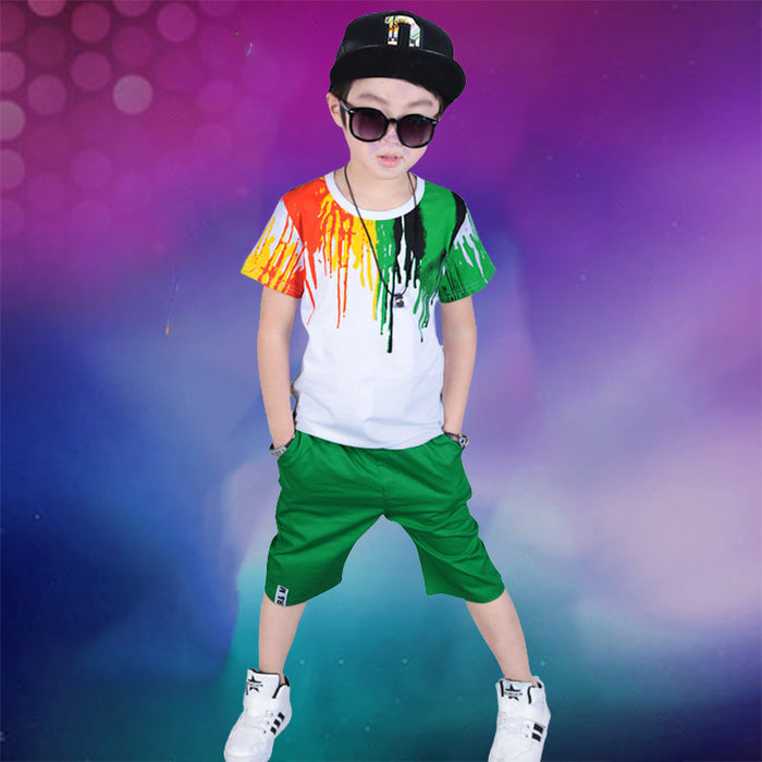 Boys Green Performance Costume