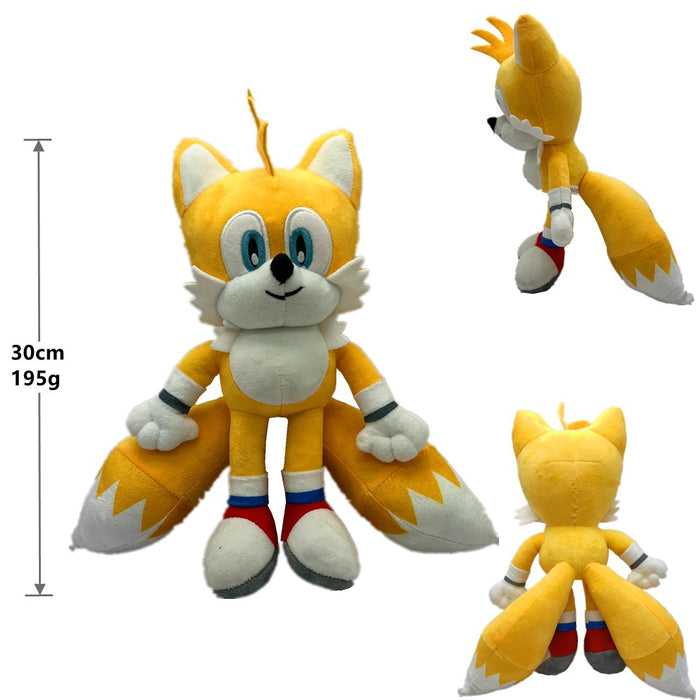 Genuine Authorized Super Sonic Plush Toy Q Version Ultrasonic Mouse Sonic Backpack Hedgehog Shatter Doll