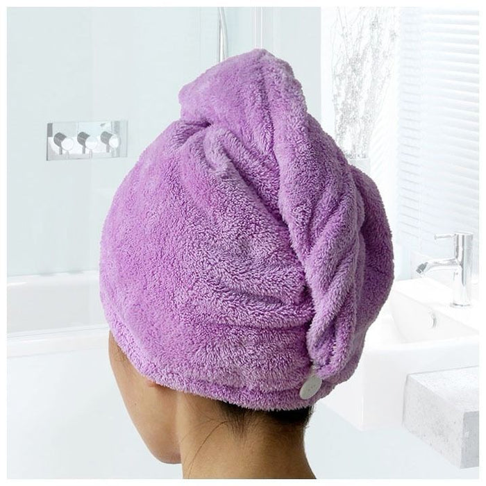 Thickened Dry Hair Cap Quick Dry Wipe Hair Absorbent Dry Hair Towel Long Hair Dry Hair Towel Vibrato Adult Baotou Shower Cap Female