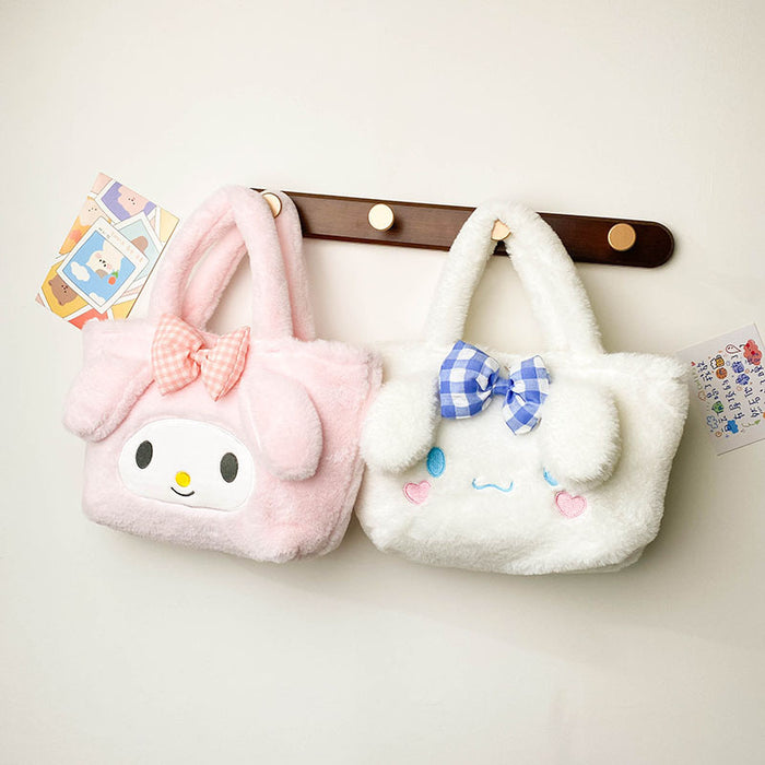 Plush Toy Manufacturers Wholesale New Doll Kulomi Handbag Japanese Candy Bag Doll Grab Machine Bag