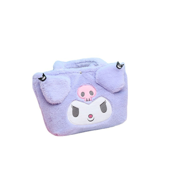 Plush Toy Manufacturers Wholesale New Doll Kulomi Handbag Japanese Candy Bag Doll Grab Machine Bag