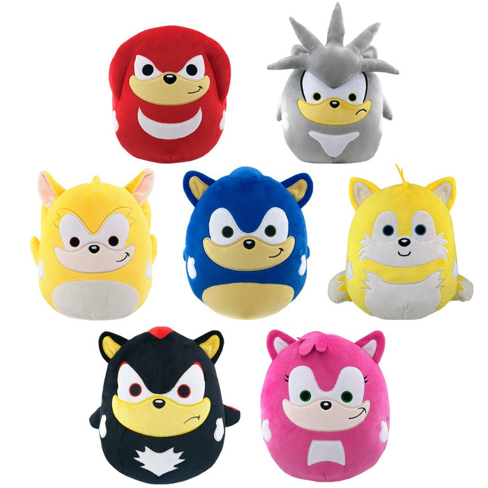 Genuine Authorized Super Sonic Plush Toy Q Version Ultrasonic Mouse Sonic Backpack Hedgehog Shatter Doll