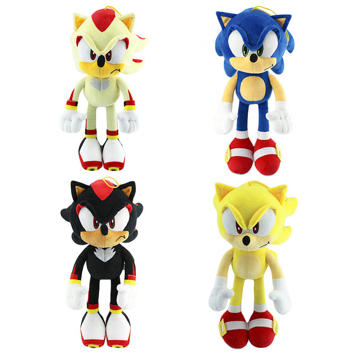 Cross-border New Cartoon Hedgehog Sonic Supersonic Mouse Doll Tails Super Sony Shadow Plush Toy