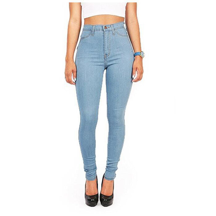 Women's High Waist Stretch Jeans Skinny