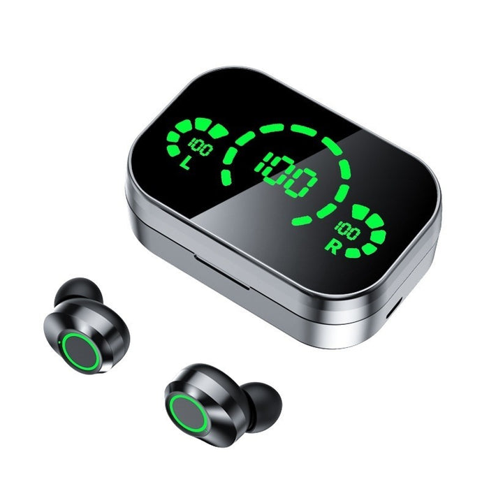 Smart Digital Display In-ear Breathing Light Sports Earphones