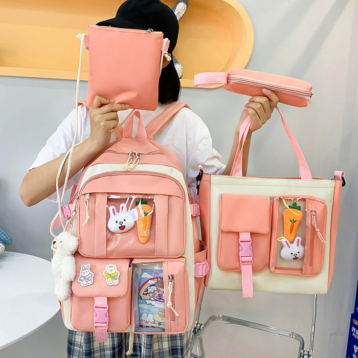 Junior High School Campus Harajuku College Style Female Backpack