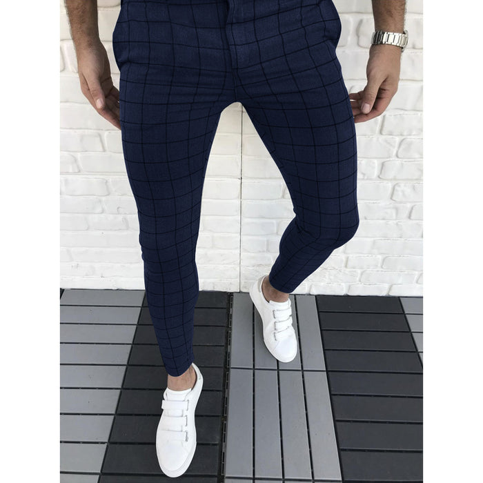 Slim straight leg pants hip hop track pants