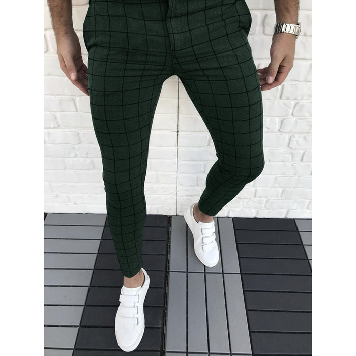 Slim straight leg pants hip hop track pants