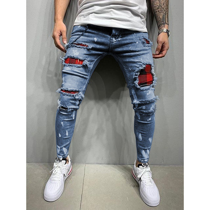 Men's paint jeans