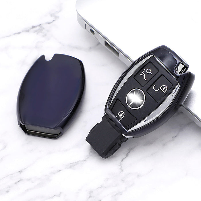 Soft Rubber Car Key Cover Is Suitable For Mercedes-Benz