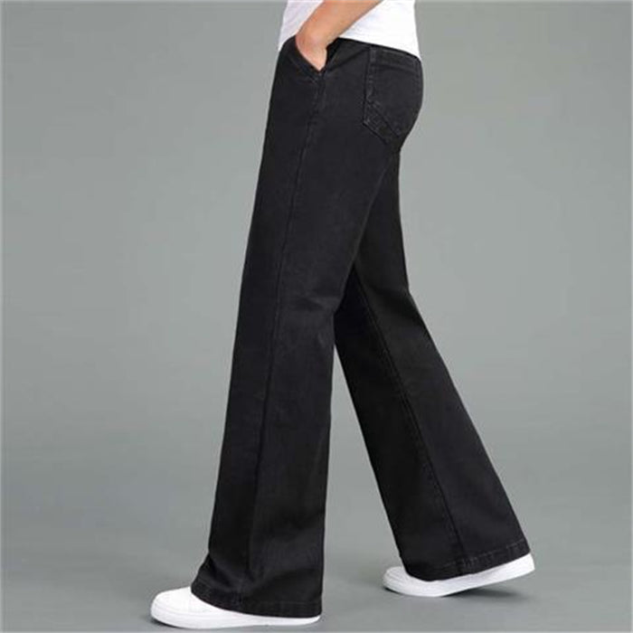 Men's Loose Straight-leg Wide-leg Flared Jeans