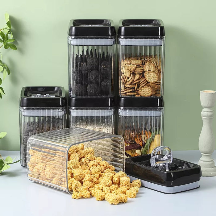 Food Storage Kitchen Sealed Jar Set Containers With Lids